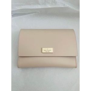 Kate Spade Beige/Blue Short Wallet